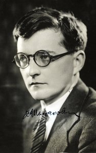 Dmitri Schostakowitsch - Porträt des Komponisten Dmitri Schostakowitsch (1906-1975), Anonym