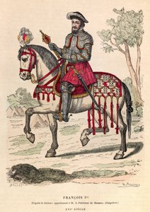 Reiterporträt von König Franz I. (1494 - 1547) - Reiterporträt von Franz I., König von Frankreich (1494 - 1547) - Private Sammlung