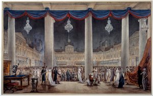 Ausstellung von Industrieprodukten im Hof des Louvre im Jahr 1801 von Anonymous Anonymous