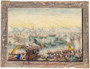Russisch-Türkischer Krieg 1828-1829: Die Russen überqueren die Donau im Jahr 1828 von Anonymous Anonymous