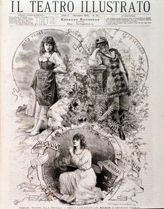 Illustration für Mignon, Oper von Ambroise Thomas von Anonymous Anonymous
