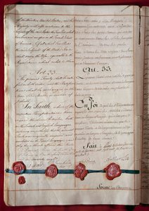 Unabhängigkeit der Vereinigten Staaten: Freundschafts- und Handelsabkommen zwischen Frankreich und den Vereinigten Staaten (dargestellt durch Benjamin Franklin) vom Februar 1778 in beiden Sprachen. 1778 Paris, Außenministerium von Anonymous Anonymous