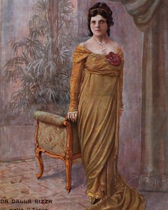 Italienische Sängerin Gilda dalla Rizza in La Tosca von Puccini von Anonymous Anonymous