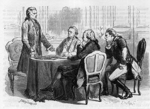 Jacques Mallet du Pan (1749-1800) - Schweizer Journalist und politischer Propagandist auf der Frankfurter Konferenz - 1792 verließ er Paris nach Deutschland, beauftragt von Ludwig XVI. mit einer Mission zu seinen Brüdern und den gegen Frankreich koalierend von Anonymous Anonymous
