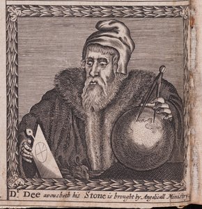 John Dee (1527-1609) - Anonymes Werk, Gravur