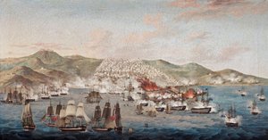 Die Bombardierung von Algier, 27. August 1816