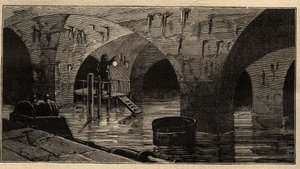 Menilamount-Reservoir - Paris - 1890 - Gravur 1890