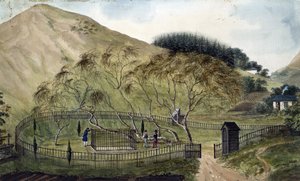 Napoleons Grabstätte auf St. Helena von Anonymous Anonymous