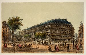 Paris 1874: Boulevard des Capucines. Private Sammlung