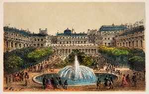 Paris 1874: Gärten des Königspalastes, Private Sammlung