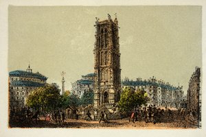Paris 1874: Der Saint-Jacques-Turm