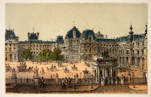 Paris 1874: Der neue Louvre. Private Sammlung