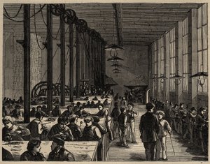 Paris, Ecole Municipale Professionelle Diderot - Gravur 1890