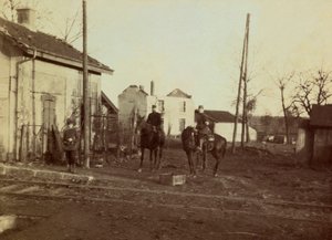 Fotografie aus einem persönlichen Album eines Infanterieleutnants während der ersten Monate des Ersten Weltkriegs (1., Iere