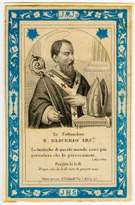 Andachtsbild: San Glicerio (Stich)