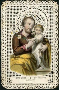 St. Joseph und Jesus von Anonymous Anonymous