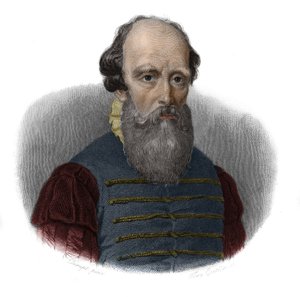 Porträt von Bernard Palissy (1510 - 1589) in „Portraits et histoire des hommes utile: hommes et femmes de tous pays et de tous conditions, qui acquis des droits à la reconnaissance des hommes“ veröffentlicht und verbreitet von der Societe Montyon et Frankl von Anonymous Anonymous