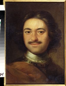 Porträt von Kaiser Peter I. der Große von Anonymous Anonymous