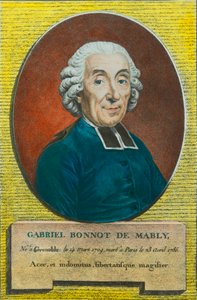 Porträt von Abbe Gabriel Bonnot de Mably (1709-1785)