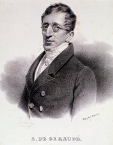 Porträt von Alexis de Garaude (1779-1852), französischer Komponist. 19. Jahrhundert
