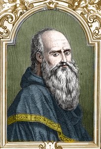 Porträt von Bernardino de Scapis genannt Bernardino Luini (1481-1532), italienischer Maler. Gravur von 1859 in „Die Galerien Europas - Italien“ von Armengaud. Private Sammlung von Anonymous Anonymous