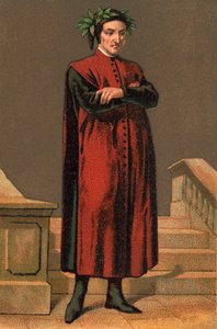 Porträt von DANTE ALIGHIERI (1265-1321), italienischer Dichter