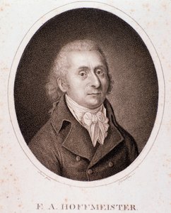 Porträt von Franz Anton Hoffmeister (Stich) von Anonymous Anonymous