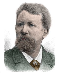 Porträt von Friedrich Gerhard Rohlfs, deutscher Geograph, Entdecker und Schriftsteller
