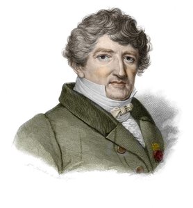 Porträt von Georges Cuvier (1764-1832), französischer Paläontologe in "Porträts und Geschichte nützlicher Männer: Männer und Frauen aus allen Ländern und allen Bedingungen, die sich das Recht auf Anerkennung der Menschen erworben haben" veröffentlicht und 
