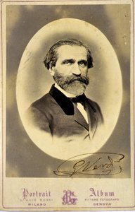 Porträt von Giuseppe Verdi (1813-1901), italienischer Komponist. Um 1850. Private Sammlung. Mailand von Anonymous Anonymous