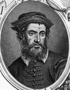 Porträt von Gregorio di Tomaso Chiulinovich Lo Schiavone (1436-1504) italienischer Maler. Gravur von 1859 in „die Galerien Europas - Italien“ von Armengaud. Private Sammlung