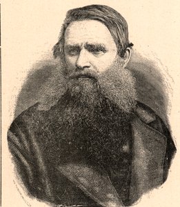 Porträt von Henri Depelchin (1822-1900), Jesuitenmissionar, erster Superior der Mission von Ober-Zambeze in Afrika. Gravur in „Les Missions Catholiques au XIXème Siècle“ von Louis-Eugène Louvet. Private Sammlung. von Anonymous Anonymous