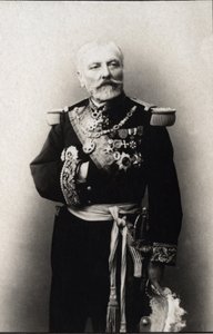 Porträt von Hyacinthe Laurent Theophile Aube (Admiral Aube) (1826-1890), französischer Admiral. FPL-Sammlung. von Anonymous Anonymous