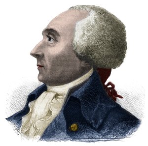 Porträt von Jacques René Hébert (1757-1794), französischer Journalist und Politiker - Gravur in „Histoire des Girondins“ von Alphonse de Lamartine (1790-1869) 1865-1866 - Private Sammlung von Anonymous Anonymous