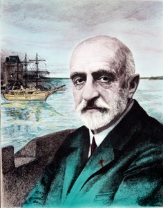 Porträt von Jean-Baptiste Charcot (1867-1936), Arzt, Entdecker der Polarregionen. 20. Jahrhundert