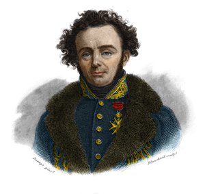 Porträt von Joseph Paul Gaimard, französischer Naturforscher (1796-1858) in „Portraits et histoire des hommes utile: hommes et femmes de tous pays et de tous conditions, qui ont acquis des droits à la reconnaissance der Menschen“ veröffentlicht und verbrei von Anonymous Anonymous