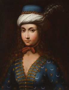 Porträt von Lady Mary Wortley Montagu (1689-1762) von Anonymous Anonymous