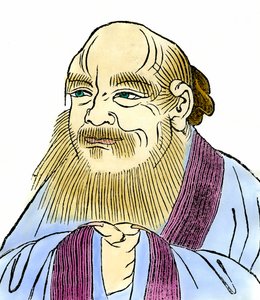 Porträt von Lao Tseu (605 - 520 v. Chr.), chinesischer Philosoph von Anonymous Anonymous