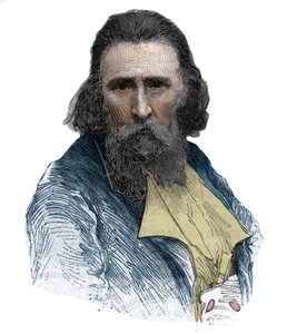 Porträt von Léon Cladel (1835-1892), französischer Schriftsteller. von Anonymous Anonymous