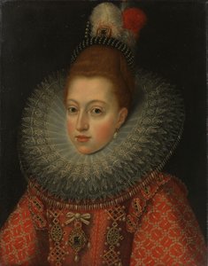 Porträt von Margarete von Österreich (1584-1611), Königin von Spanien, ca. 1600