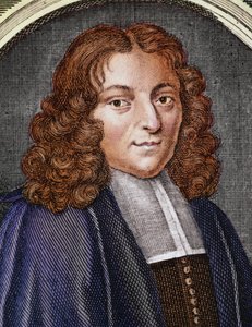 Porträt von Pierre Bayle, französischer Schriftsteller und Philosoph (Gravur)