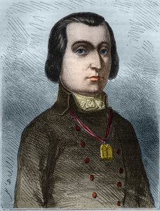 Porträt von Pierre Joseph Cambon (1756 -1820) Tuchhändler, Abgeordneter des Hérault bei der Nationalversammlung. Gravur von 1866 in 