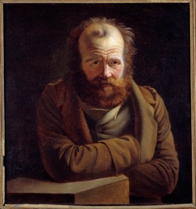 Porträt von Pierre Joseph Proudhon (1809-1865), Ökonom, Philosoph und Publizist von Anonymous Anonymous