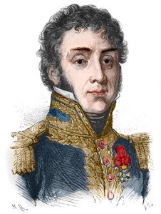 Porträt von Remy Joseph Isidore Exelmans (oder Exelmans), Marschall und Pair von Frankreich (1775 - 1852) - in „L