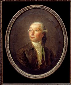 Porträt von Restif de La Bretonne (1734-1806) französischer Schriftsteller. Anonymes Gemälde. Private Sammlung. von Anonymous Anonymous