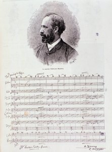 Porträt von Romualdo Marenco (Gravur)