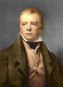 Porträt von Sir Walter Scott (1771-1832), schottischer Dichter, Romanautor und Historiker