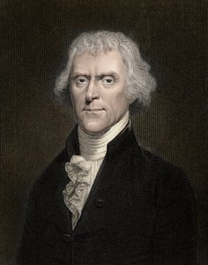 Porträt von Thomas Jefferson (1743-1826), Präsident der Vereinigten Staaten von 1801 bis 1809 von Anonymous Anonymous
