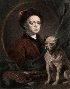 Porträt von William Hogarth