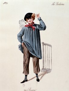 Porträt eines Straßenverkäufers I, aus La Bohème von Puccini (1892-1895) von Anonymous Anonymous
